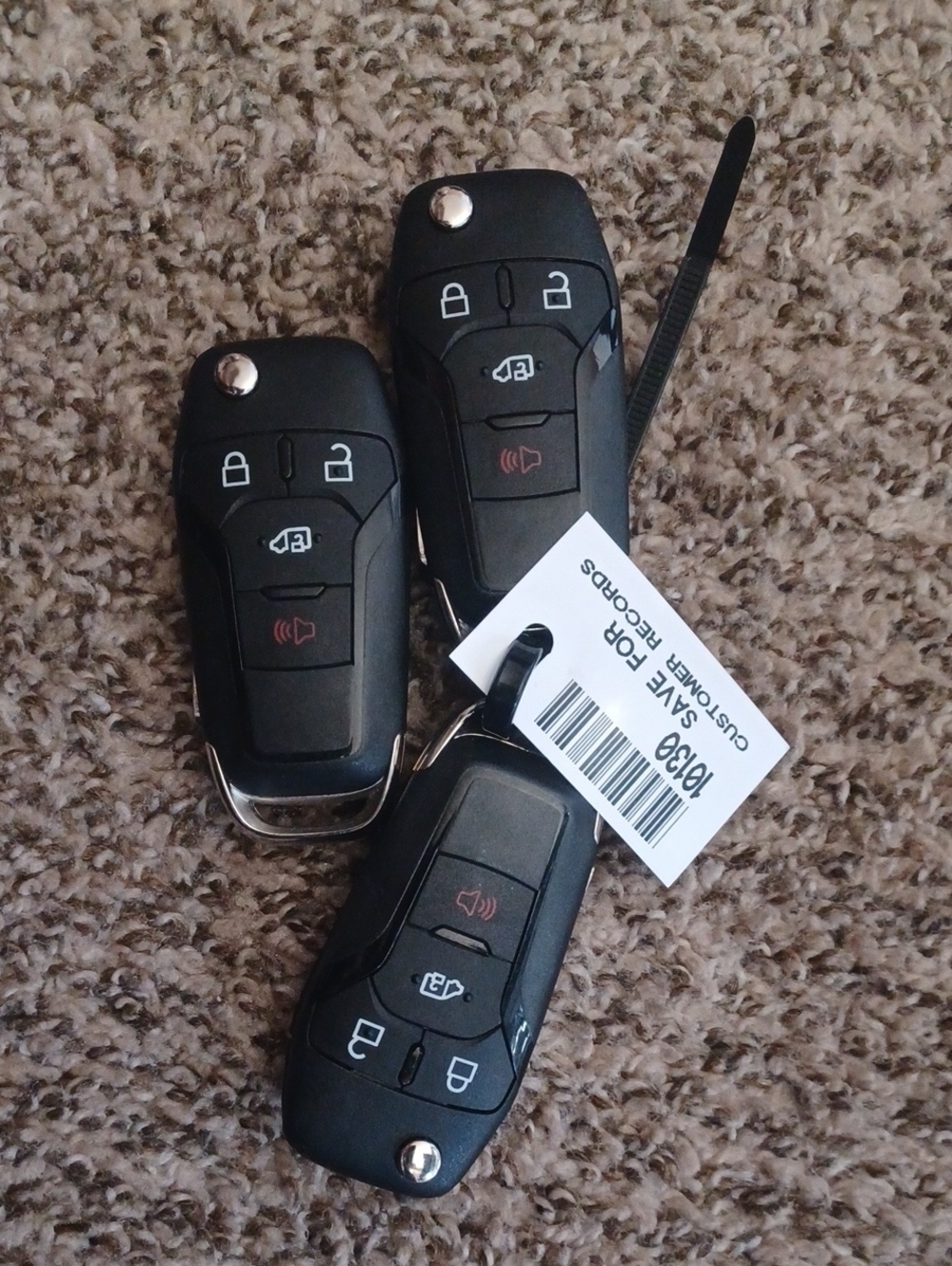 Original Ford Transit Connect Lx 2.0 Car Key Fob Remote (3-Pack)